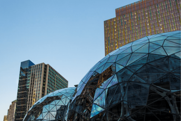 Amazon Spheres in downtown Seattle