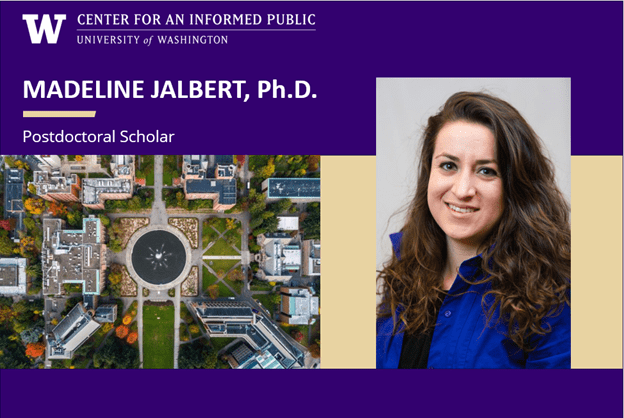 Social and cognitive psychology researcher Madeline Jalbert starts at CIP as postdoctoral scholar