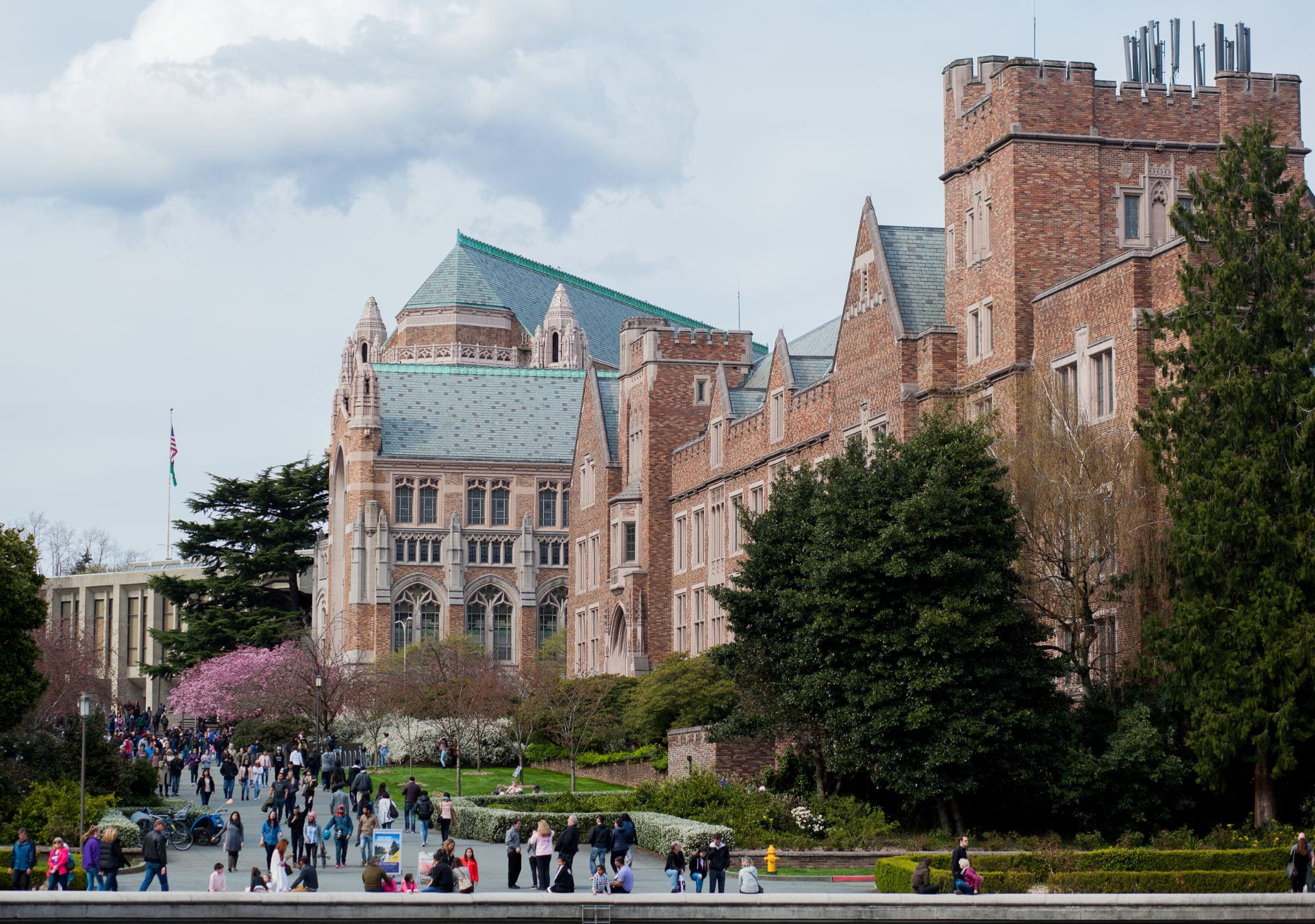 Mary Gates Hall on the UW Seattle Campus