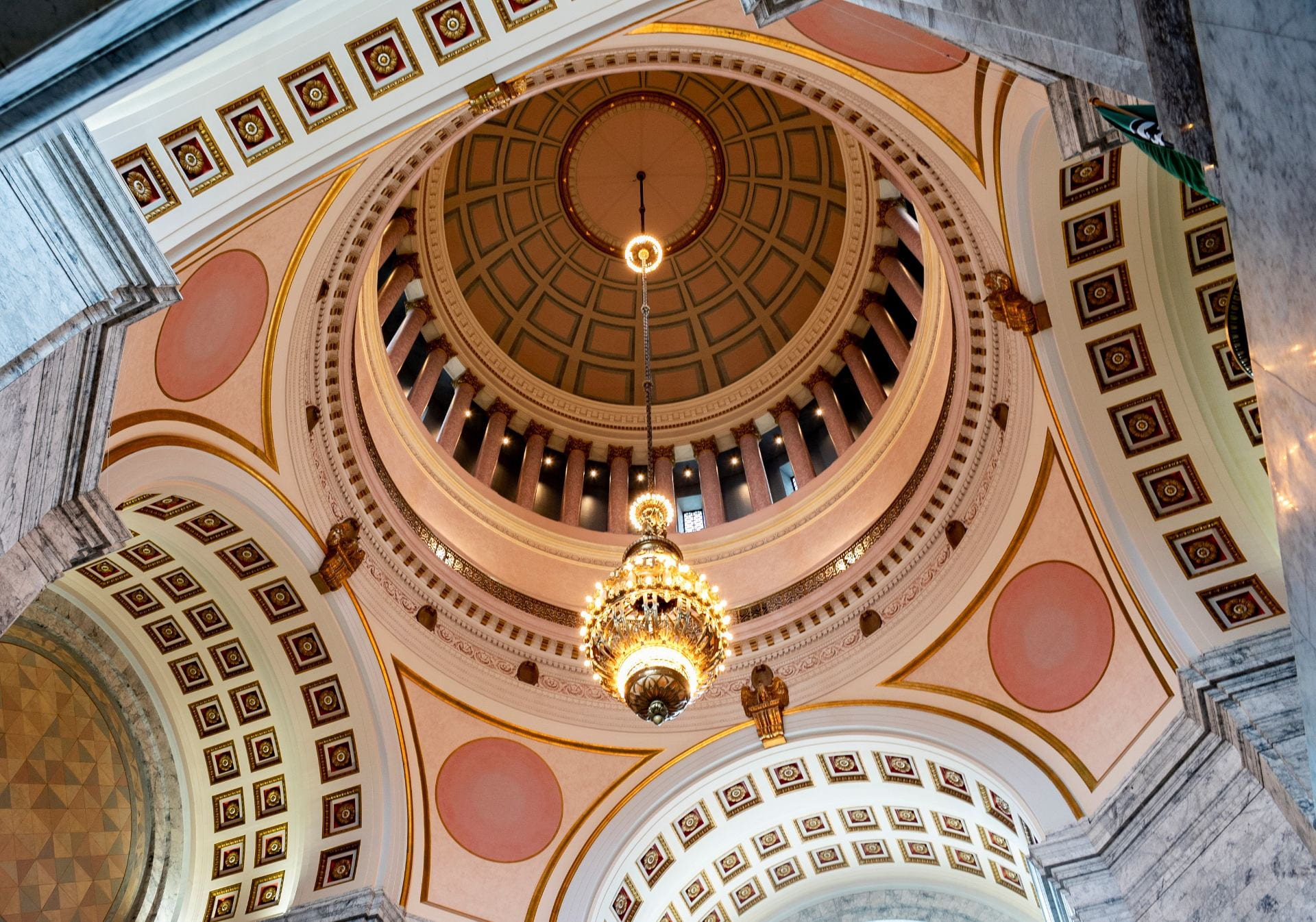 The Rotunda of the Washington State Capitol in Olympia.